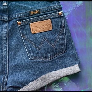 Wrangler high waisted shorts